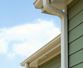 gutters on house